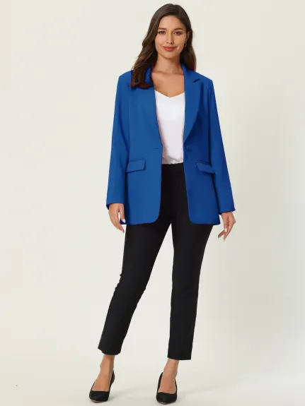 Hobemty- Office Long Sleeve Blazer Jacket