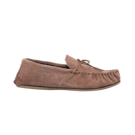 Mokkers - Mens Bruce Real Suede Moccasin Slippers