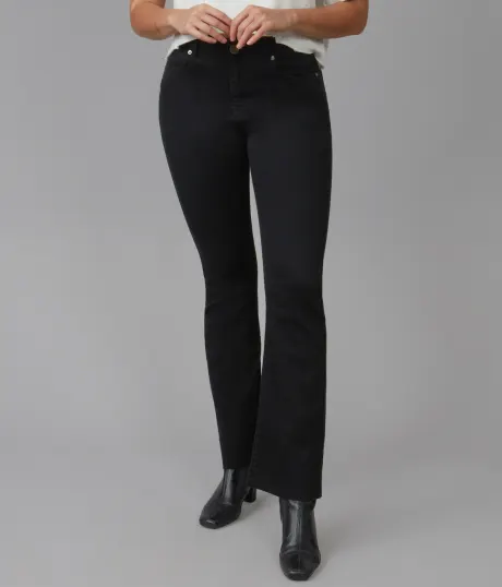 Lola Jeans BILLIE-BLK High Rise Bootcut Jeans