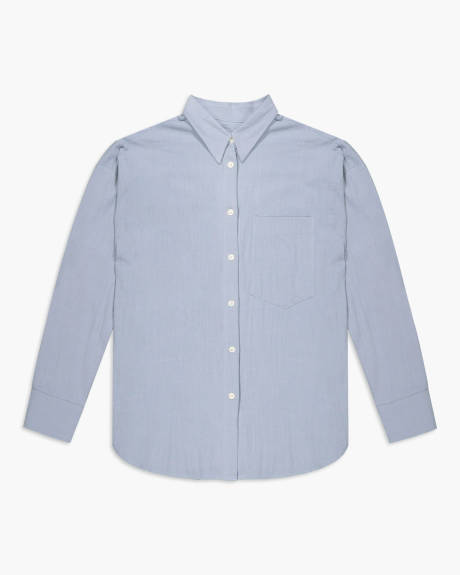 Relaxed Cotton Slub Shirt