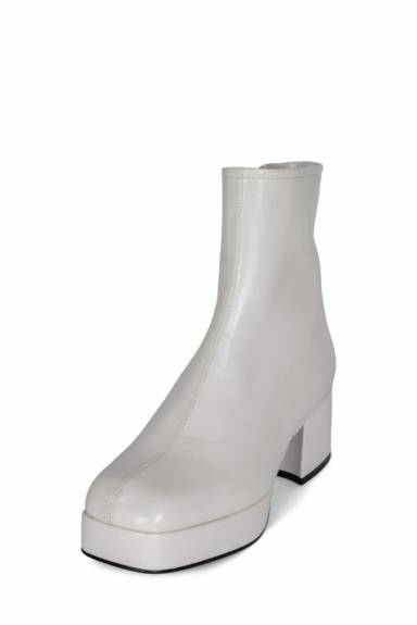 Bottines Jeffrey Campbell en blanc