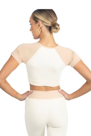 Akalia Sienna Color Block Activewear Top