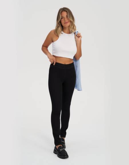 Yoga Jeans- High Rise Pull-On Skinny