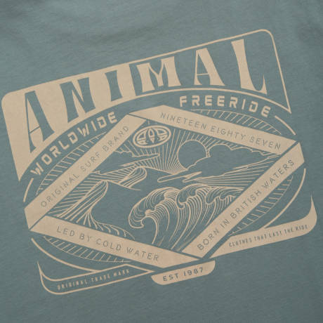 Animal - - T-shirt JACOB - Homme