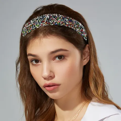 Unique Bargains- Rhinestone Crystal Diamond Bling Headbands