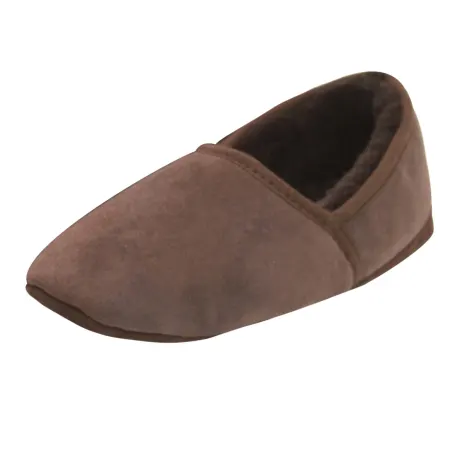 Eastern Counties Leather - Mens Full Sheepskin Turn Slippers