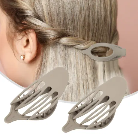 Allegra K - Barrettes à cheveux avec griffes en plastique, 2 pièces