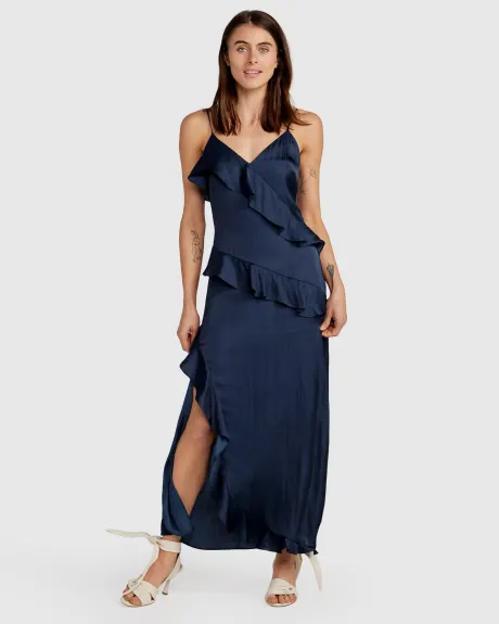 Belle & Bloom Ocean Eyes Limited Edition SILK Maxi Dress