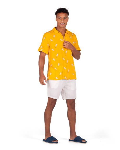 Coast Clothing Co. - Chemise en bambou à manches courtes Spring Camper