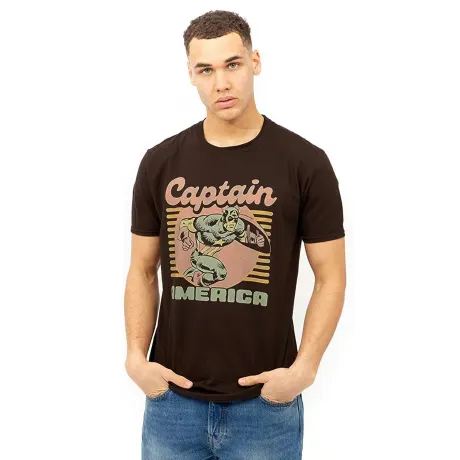 Captain America - - T-shirt 70´S - Homme