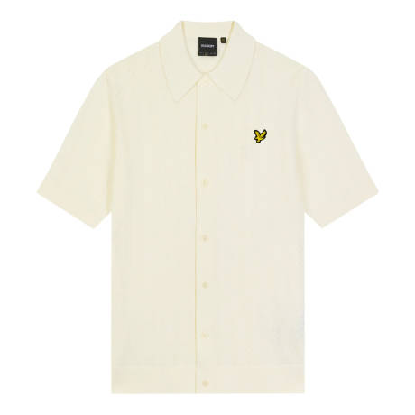 Lyle & Scott - Mens Stripe Textured Polo Shirt