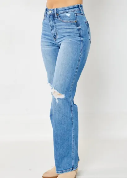 Judy Blue - High Waist Straight Leg Jean