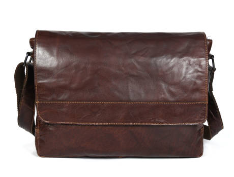 Aaron Leather Goods-Polaris Leather Messenger Bag