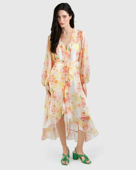 Belle & Bloom Belle robe d'évasion - bouquet floral