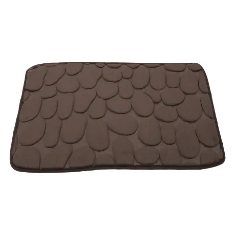 Unique Bargains - Tapis de salle de bain à motif pavé