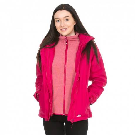 Trespass - Womens/Ladies Madalin Waterproof 3-In-1 Jacket