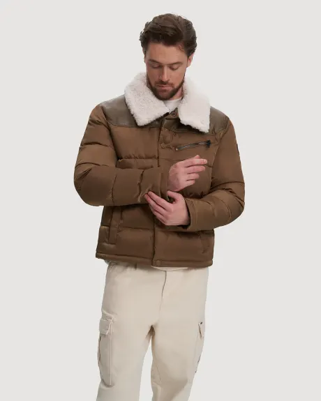 Noize - Puffer Sherpa Multi-Média Vroni pour Hommes