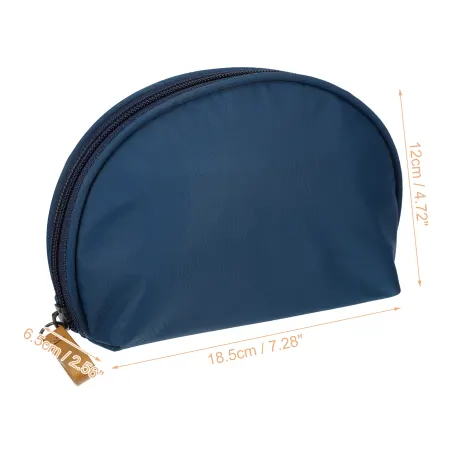 Unique Bargains- Half Moon Shape Travel Makeup Bag