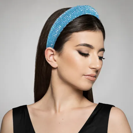 Unique Bargains- Rhinestone Bling Padded Headband Hairband