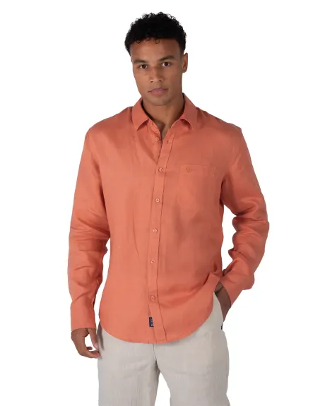 Coast Clothing Co. - Long Sleeve Linen Shirt