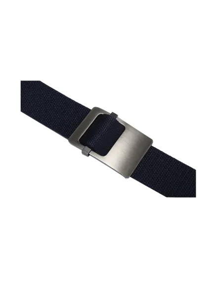 Unique Bargains- Unisex Canvas Web Belt with Metal Slide Buckle