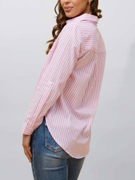 Annick - Irene Shirt Vertical Striped Long Sleeve