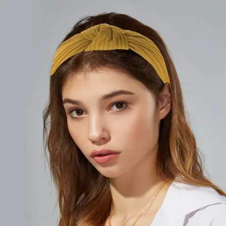 Unique Bargains- Textured Cotton Knot Headband Hairband