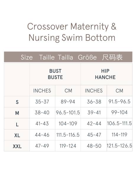 Bravado Designs - Crossover Maternity & Nursing Swim Bottom - Teal