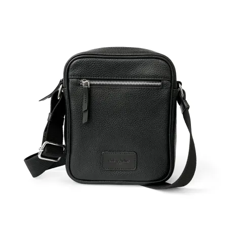 Club Rochelier Unisex Leather Top Zipper Crossbody