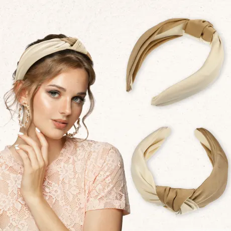 Unique Bargains- Top Knot Wide Hair Hoop