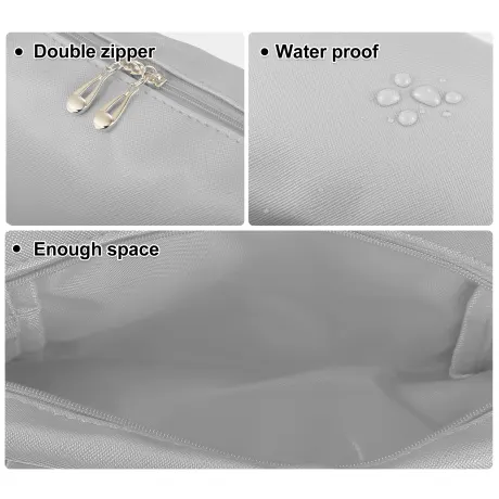 Unique Bargains- Makeup Cosmetic Travel Bag Waterproof PU Leather Case Large