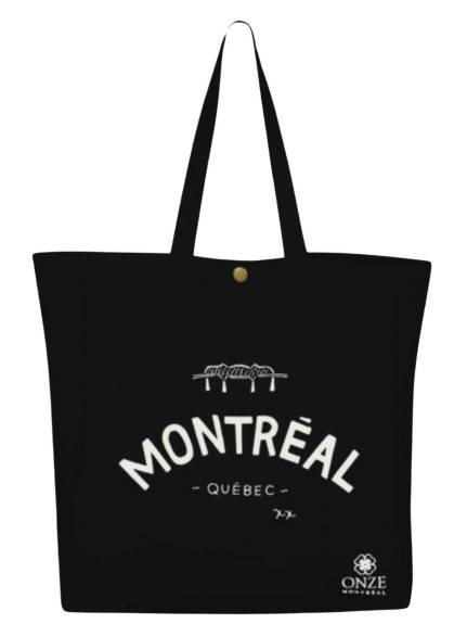 Annick - Montreal Quebec Illustration Canvas Tote