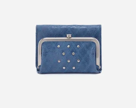 HOBO - Portefeuille Compact Robin Pour Femmes - Cuir Bouffant