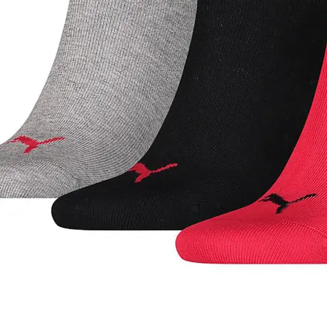 Puma - Unisex Adult Invisible Socks (Pack of 3)