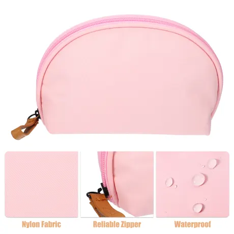 Unique Bargains- Half Moon Shape Travel Makeup Bag