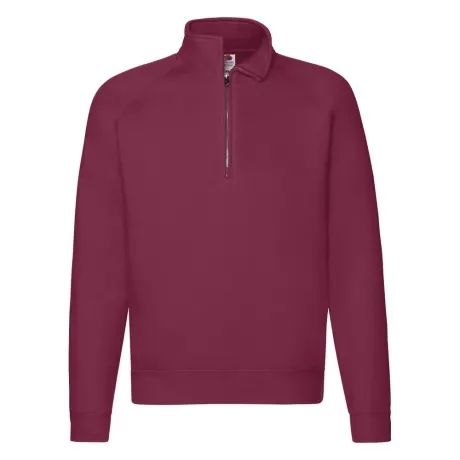 Fruit of the Loom - Mens Zip Neck Sweatshirt