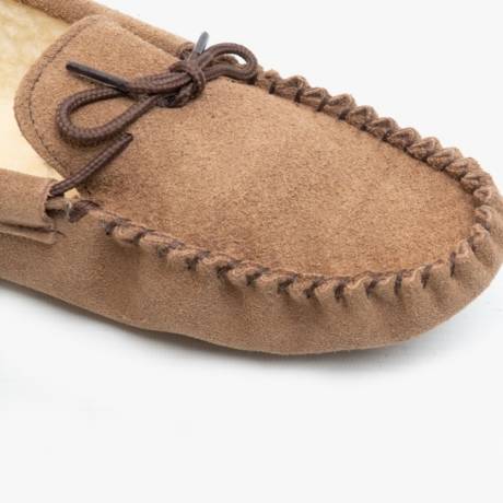 Mokkers - Mens Jake Suede Moccasin Slippers