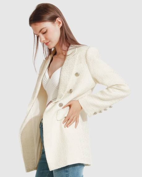 Belle & Bloom Princess Polina blazer en tweed