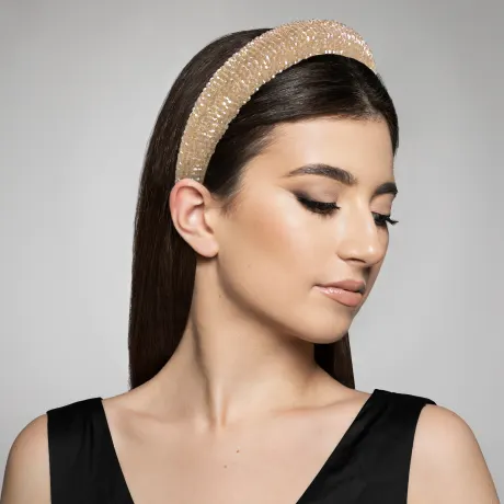 Unique Bargains- Rhinestone Bling Padded Headband Hairband