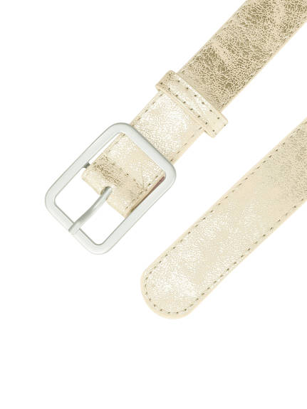 Allegra K- Skinny Belts PU Single Pin Buckle