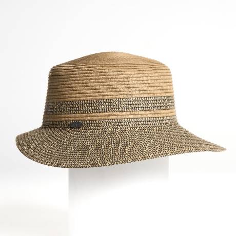 Canadian Hat 1918 - Caylee - Large Cap Bicolor With Straw Detail