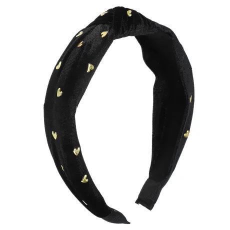 Unique Bargains - Heart Print Knotted Headband