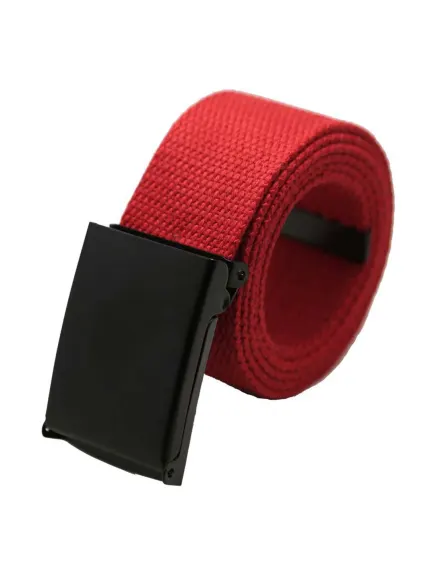 Unique Bargains- Unisex Canvas Slide Buckle Adjustable Waist Belt