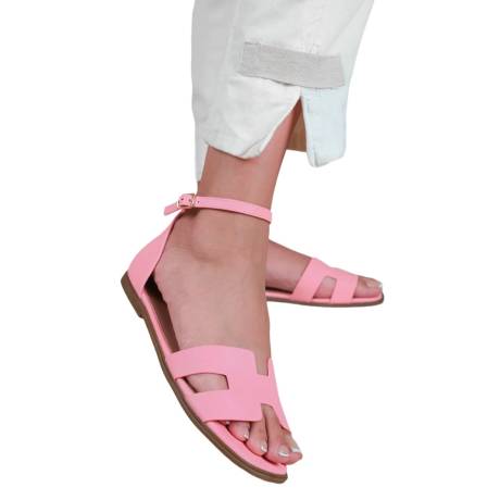 Where's That From - Womens/Ladies Rome Cut Out Ankle Strap Sandals