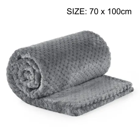 PiccoCasa- Flannel Fleece Bed Blankets (30"x40")