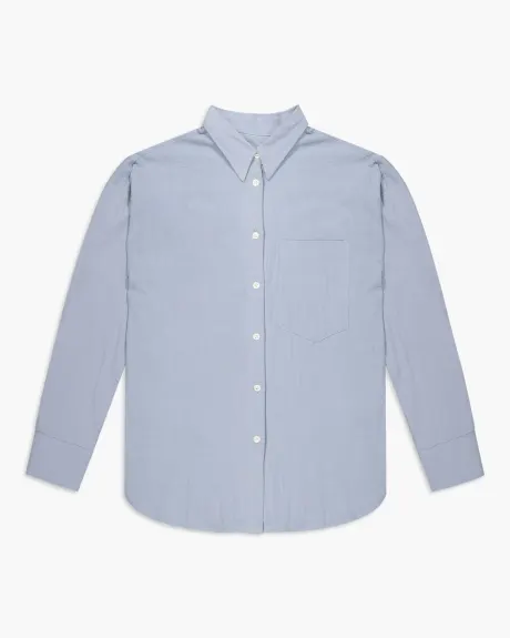 Relaxed Cotton Slub Shirt