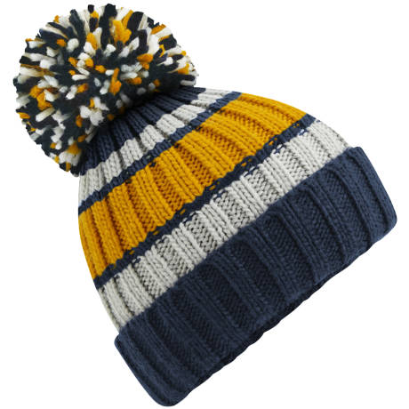 Beechfield - Unisex Adult Hygge Striped Beanie