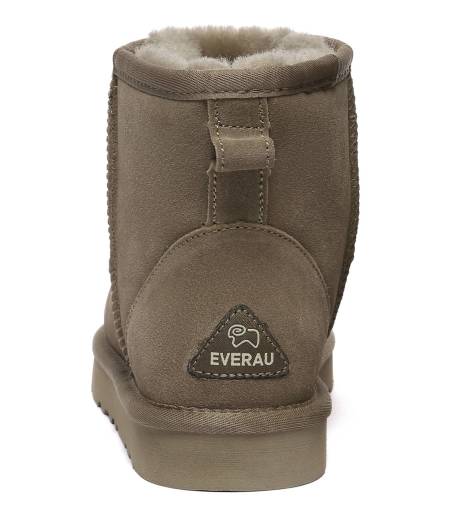 EVERAU Australia Women Leather Short Boots - Ostrich