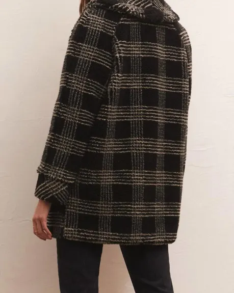 Z Supply Manteau en Sherpa Plaid Hastings