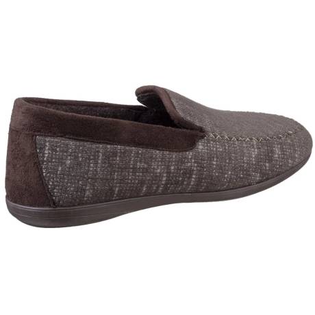 Cotswold - Mens Stanley Moc Toe Full Slipper